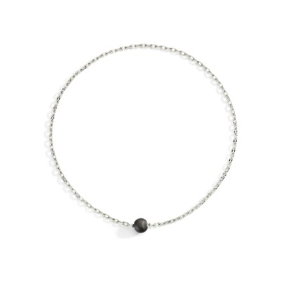 Collier Dodo Pepita en argent et titane
